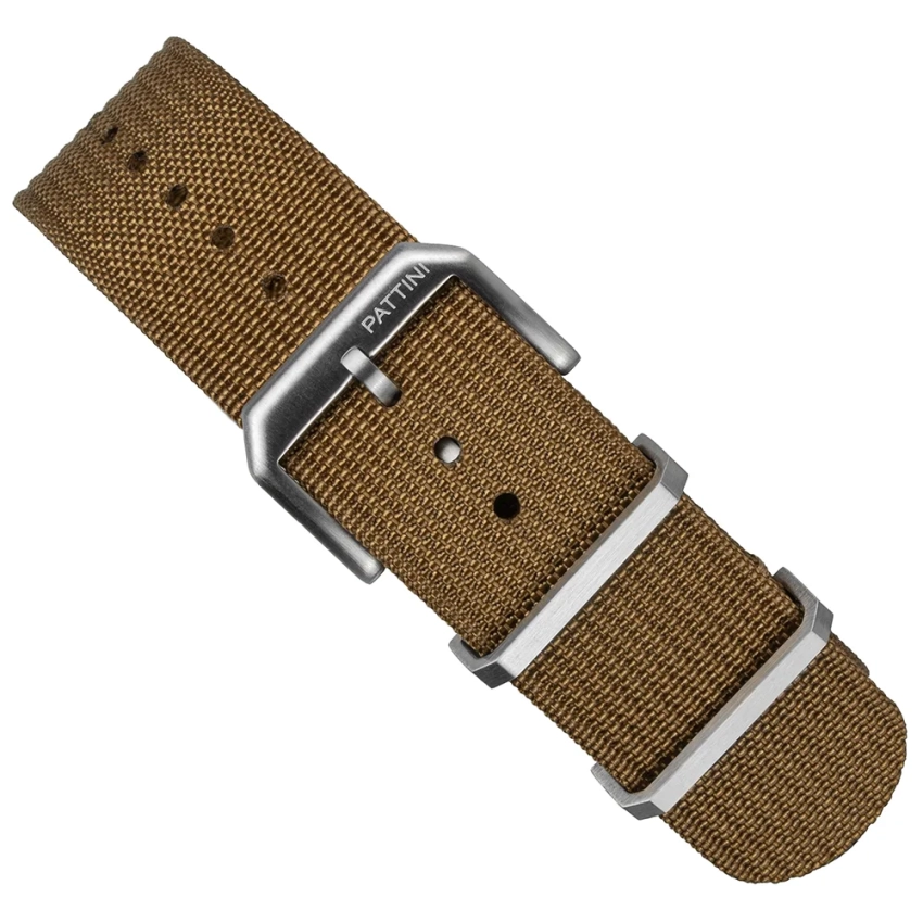 Pasek NATO brązowy - 20mm 22mm (NC6)